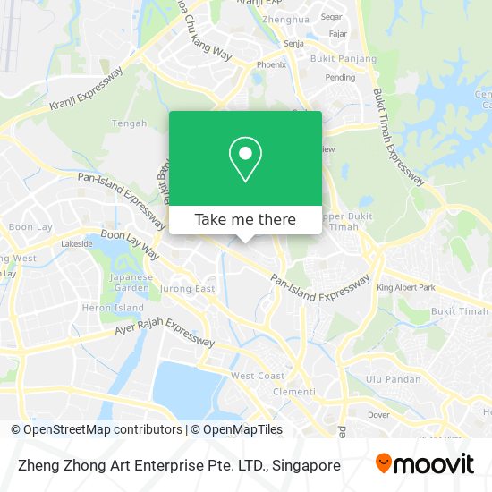 Zheng Zhong Art Enterprise Pte. LTD.地图