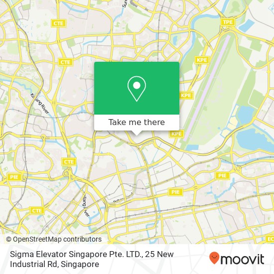 Sigma Elevator Singapore Pte. LTD., 25 New Industrial Rd map