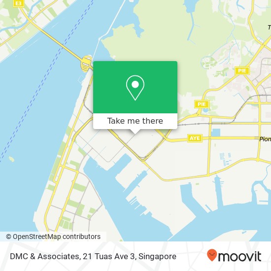 DMC & Associates, 21 Tuas Ave 3 map