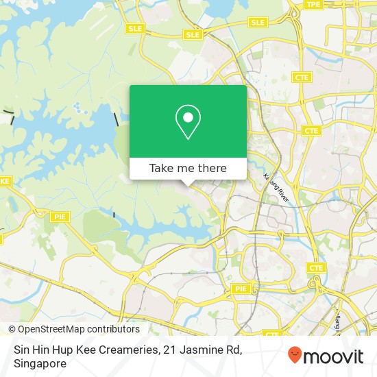 Sin Hin Hup Kee Creameries, 21 Jasmine Rd map