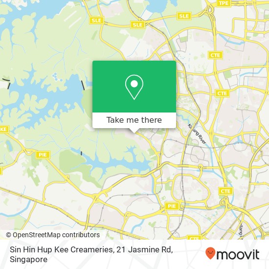 Sin Hin Hup Kee Creameries, 21 Jasmine Rd地图