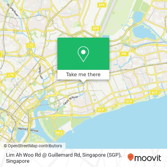 Lim Ah Woo Rd @ Guillemard Rd, Singapore (SGP)地图