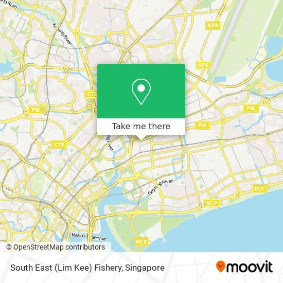 South East (Lim Kee) Fishery map
