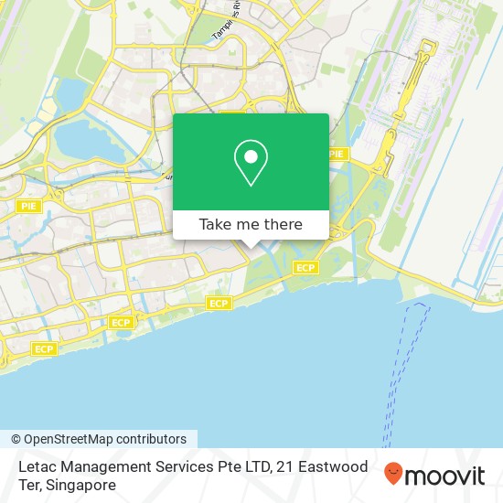 Letac Management Services Pte LTD, 21 Eastwood Ter地图