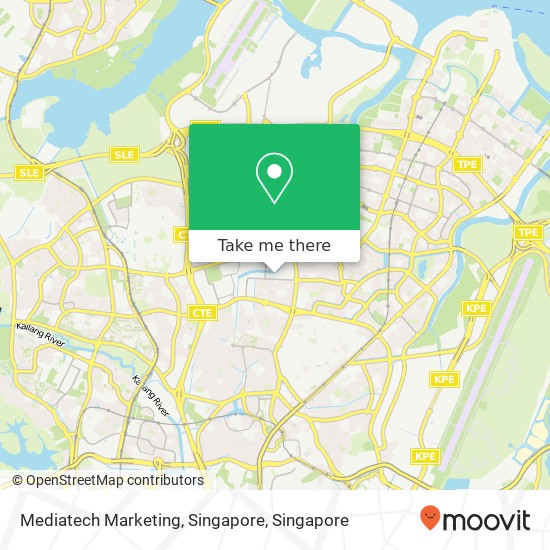 Mediatech Marketing, Singapore map