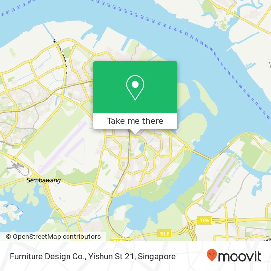 Furniture Design Co., Yishun St 21 map