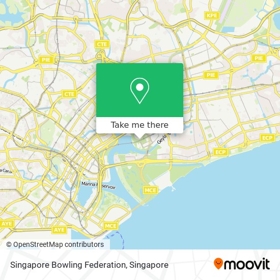 Singapore Bowling Federation map