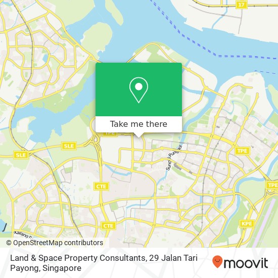 Land & Space Property Consultants, 29 Jalan Tari Payong地图