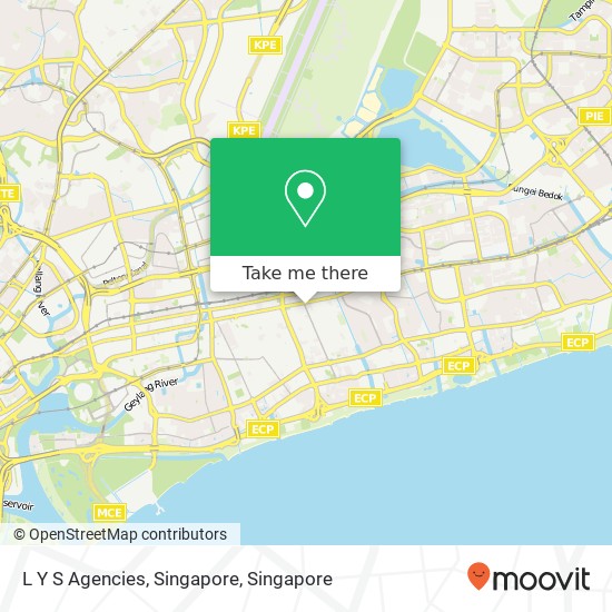 L Y S Agencies, Singapore map