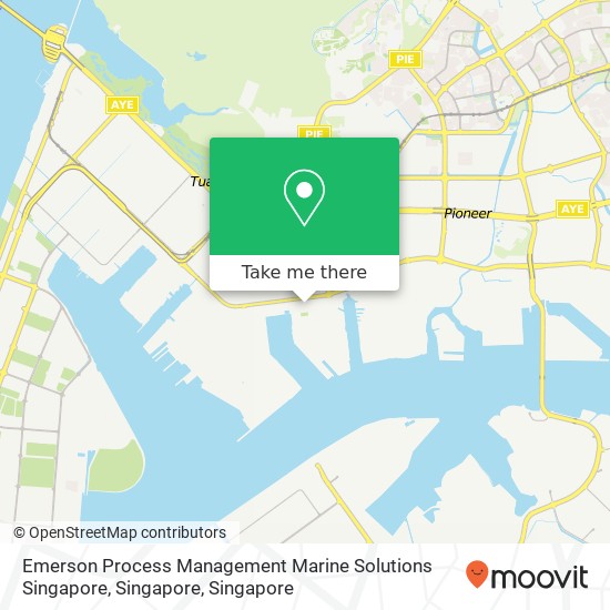 Emerson Process Management Marine Solutions Singapore, Singapore地图