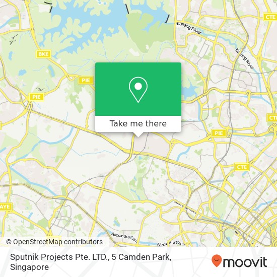 Sputnik Projects Pte. LTD., 5 Camden Park map