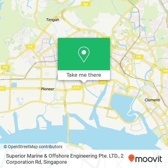 Superior Marine & Offshore Engineering Pte. LTD., 2 Corporation Rd map