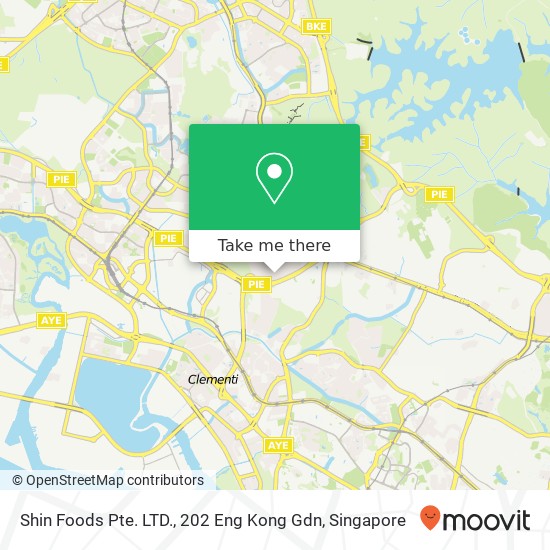 Shin Foods Pte. LTD., 202 Eng Kong Gdn地图