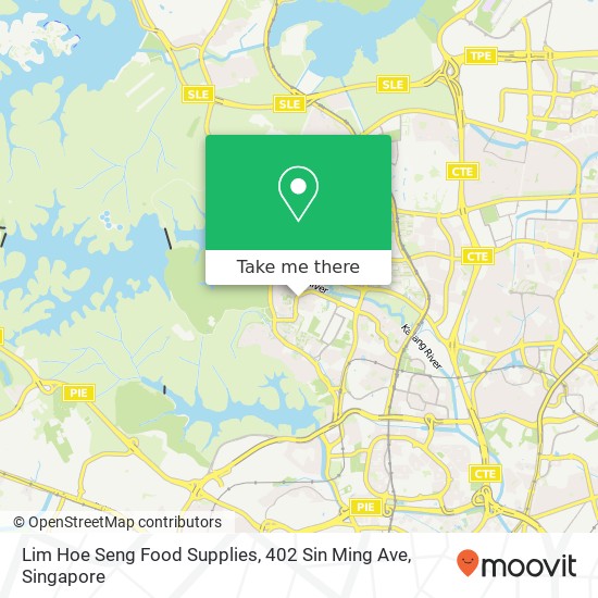 Lim Hoe Seng Food Supplies, 402 Sin Ming Ave地图