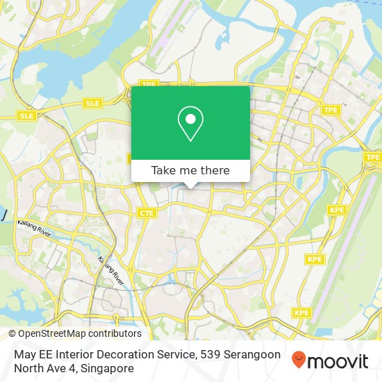 May EE Interior Decoration Service, 539 Serangoon North Ave 4地图
