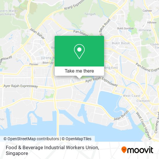 Food & Beverage Industrial Workers Union map