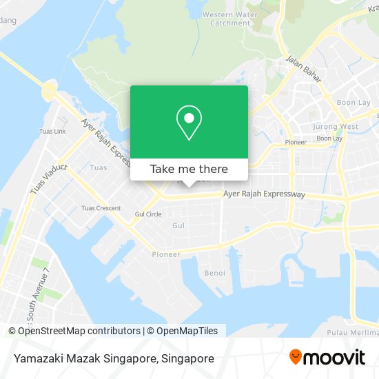 How to get to Yamazaki Mazak Singapore in Southwest by Bus or Metro