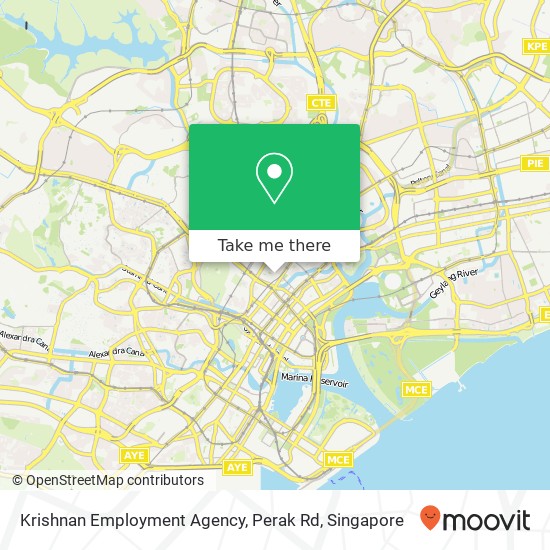 Krishnan Employment Agency, Perak Rd map