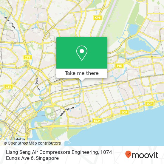 Liang Seng Air Compressors Engineering, 1074 Eunos Ave 6地图