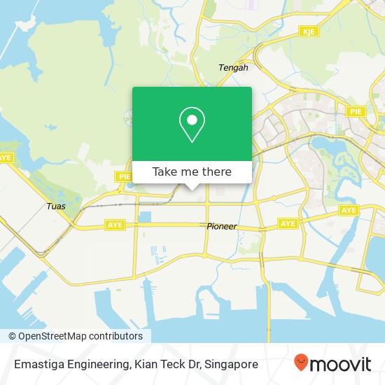 Emastiga Engineering, Kian Teck Dr map
