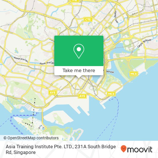 Asia Training Institute Pte. LTD., 231A South Bridge Rd map