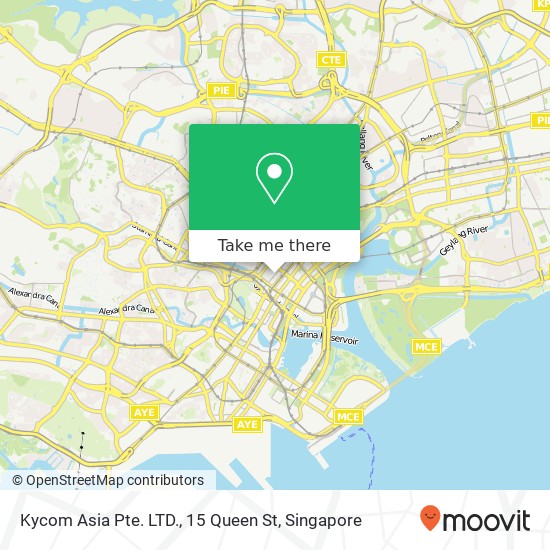 Kycom Asia Pte. LTD., 15 Queen St地图