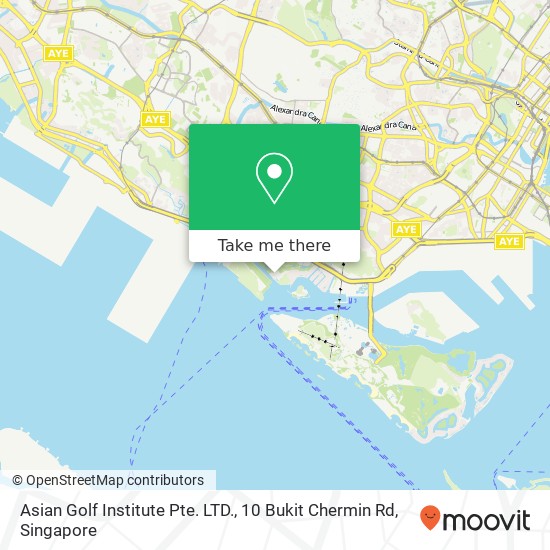 Asian Golf Institute Pte. LTD., 10 Bukit Chermin Rd map