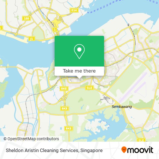 Sheldon Aristin Cleaning Services map