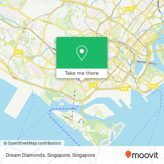 Dream Diamonds, Singapore map