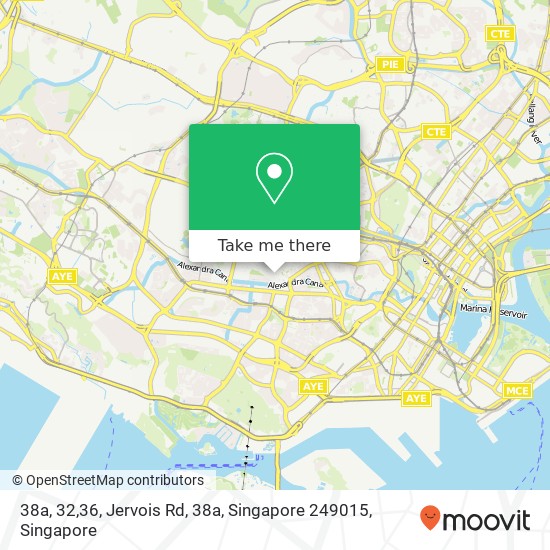 38a, 32,36, Jervois Rd, 38a, Singapore 249015 map