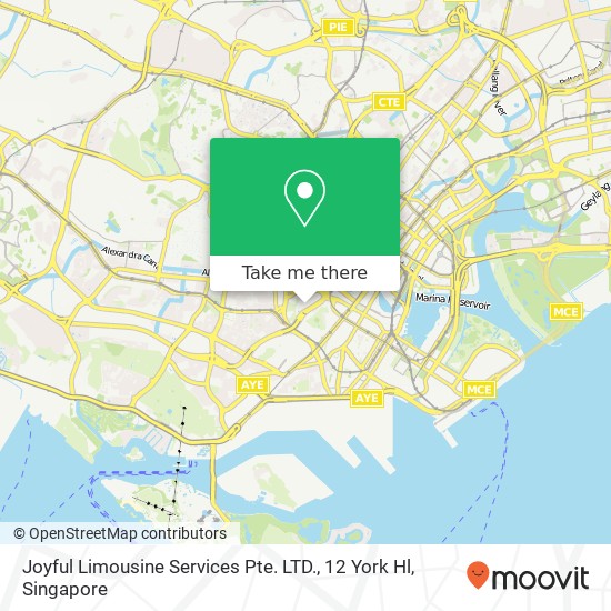 Joyful Limousine Services Pte. LTD., 12 York Hl map