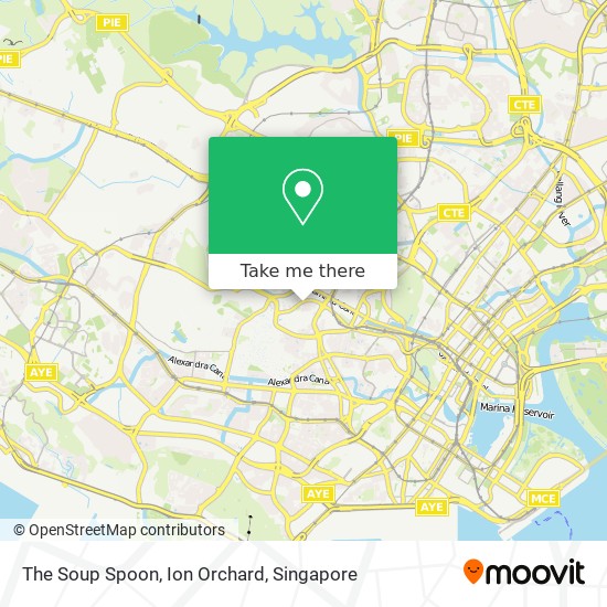 The Soup Spoon, Ion Orchard地图
