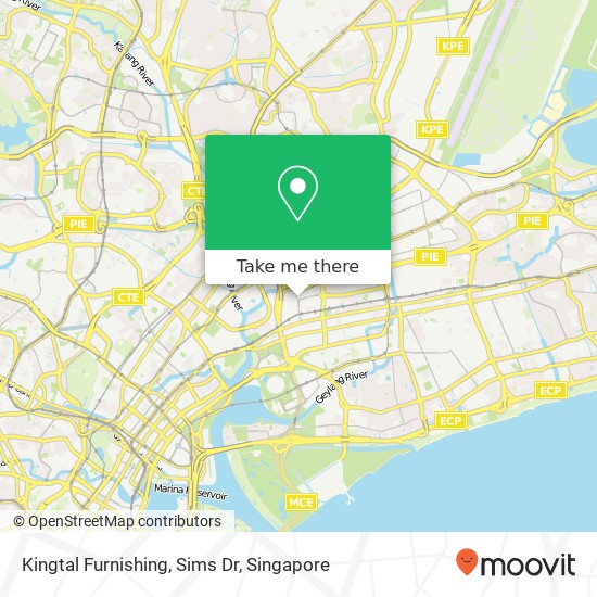 Kingtal Furnishing, Sims Dr map