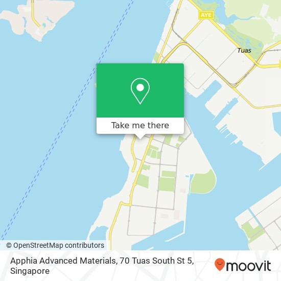 Apphia Advanced Materials, 70 Tuas South St 5地图