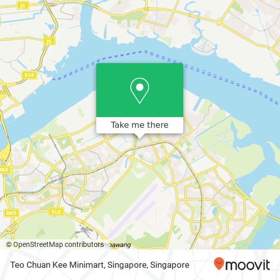Teo Chuan Kee Minimart, Singapore map
