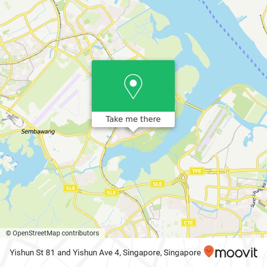 Yishun St 81 and Yishun Ave 4, Singapore地图