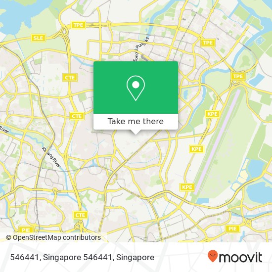 546441, Singapore 546441 map