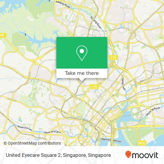 United Eyecare Square 2, Singapore map