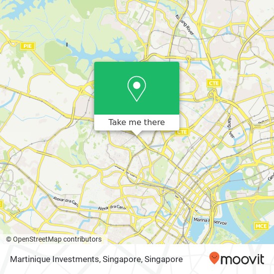 Martinique Investments, Singapore map