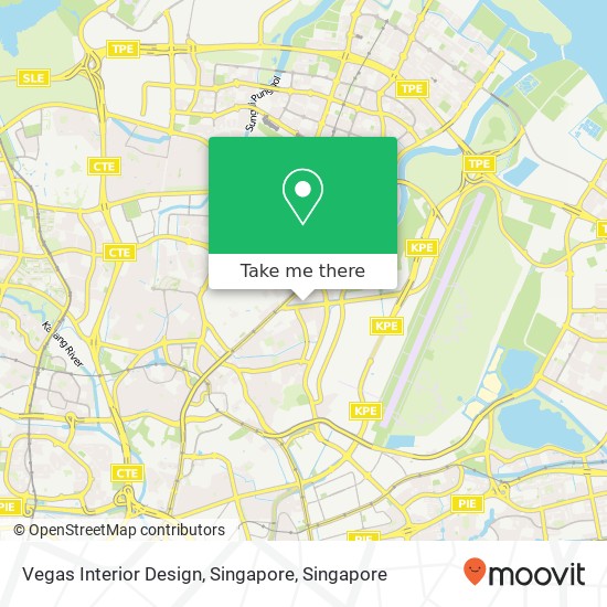 Vegas Interior Design, Singapore map