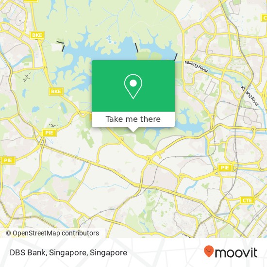 DBS Bank, Singapore map