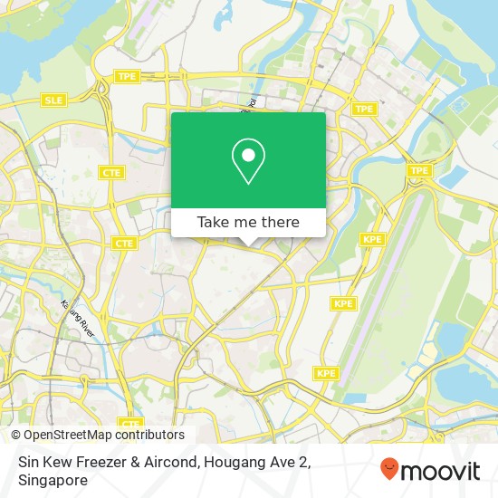 Sin Kew Freezer & Aircond, Hougang Ave 2地图