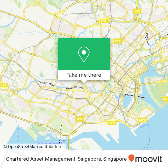 Chartered Asset Management, Singapore map