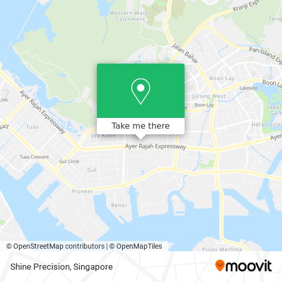 Shine Precision map