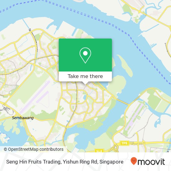 Seng Hin Fruits Trading, Yishun Ring Rd map