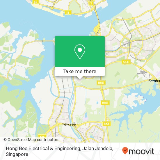 Hong Bee Electrical & Engineering, Jalan Jendela map