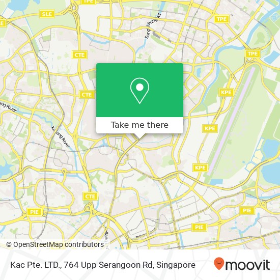 Kac Pte. LTD., 764 Upp Serangoon Rd map