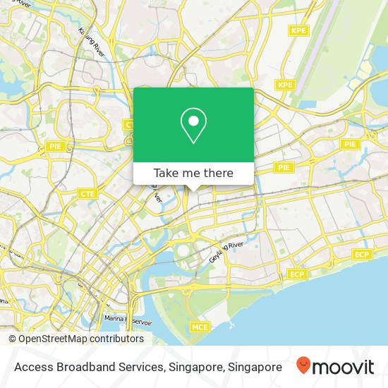 Access Broadband Services, Singapore map