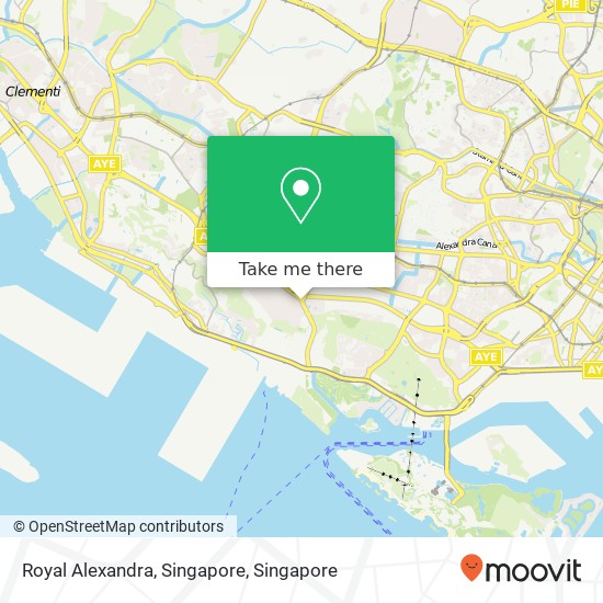 Royal Alexandra, Singapore map