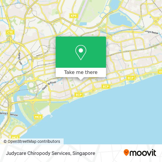 Judycare Chiropody Services map
